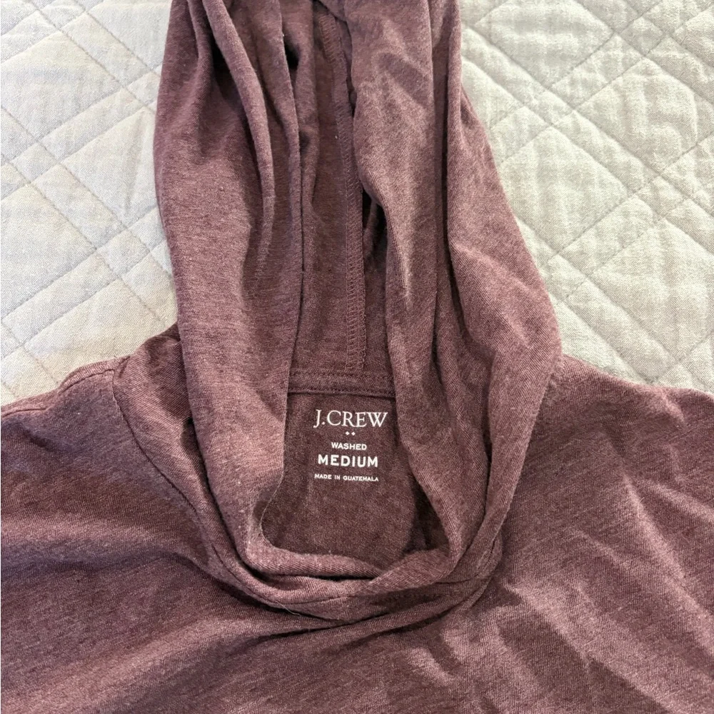 J. Crew Men's Purple Hoodie Sweater